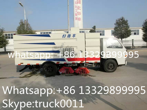 HOWO light duty 3tons road sweeping vehicle for sale, factory direct sale best price HOWO brand street sweeper truck