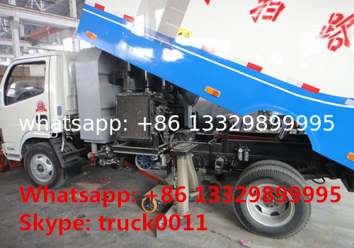 dongfeng 145 CUMMINS 170HP RHD/LHD vacuum sweeping truck for sale, best price dongfeng brand 8m3 sweeping suction truck