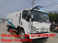 factory direct sale Japan brand ISUZU lHD 4*2 190hp diesel road sweeper truck, best price iSUZU 190hp street sweeper