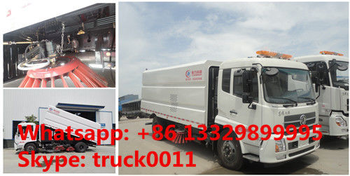 factory direct sale Dongfeng Euro 4  180hp diesel road sweeper truck, hot sale best price CLW brand sweeper