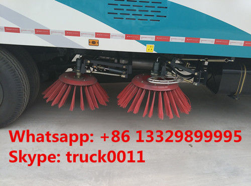 factory direct sale Dongfeng Euro 4  180hp diesel road sweeper truck, hot sale best price CLW brand sweeper