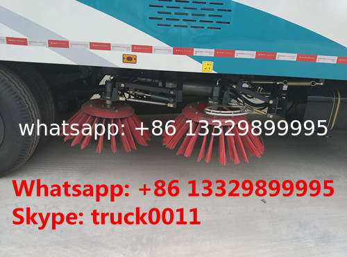 factory direct sale Dongfeng Euro 4 Cummins 180hp diesel road sweeper truck, hot sale best price CLW brand sweeper