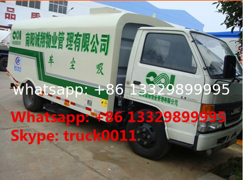 JMC brand 109hp diesel vacuum sweeper truck for sale, factory direct sale best price JMC 4*2 LHD sweeper suction truck