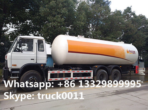 CLW Brand 10tons LPG mobile tanker truck for sale, high quality and best price 25m3 dongfeng LPG gas bobtail truck