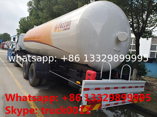 CLW Brand 10tons LPG mobile tanker truck for sale, high quality and best price 25m3 dongfeng brand LPG gas bobtail truck