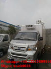China Customized 4x2 new small sinotruk refrigerated truck, SINO TRUK wangpai brand refrigerator minivan truck for sale