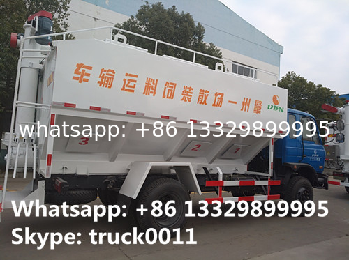 best seller dongfeng 10-12tons livestock and poultry animal feed delivery truck for sale, bulk feed truck for sale