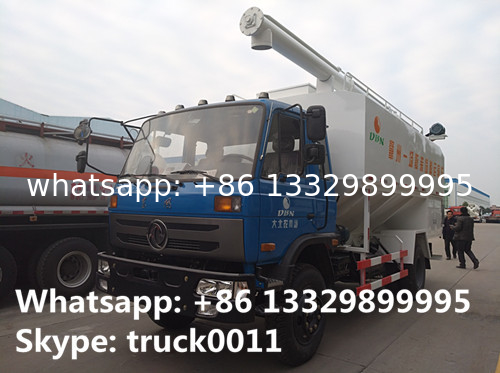 best seller dongfeng 10-12tons livestock and poultry animal feed delivery truck for sale, bulk feed truck for sale