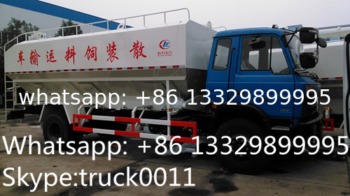 best seller dongfeng 10-12tons livestock and poultry animal feed delivery truck for sale, bulk feed truck for sale