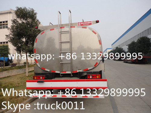 Hot sale new 8cbm-10cbm dongfeng milk liquid food truck, factory sale best price 10m3 stainless steel milk tank truck