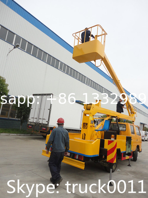 dongfeng 4*2 153 190hp diesel aerial working paltform truck, China dongfeng 20m high altitude operation truck for sale