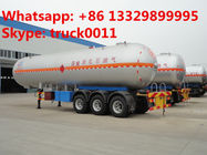 Best price CLW Brand 24.5tons bulk lpg gas road transported tank for sale,hot sale ASME standard 58.5m3 lpg gas trailer