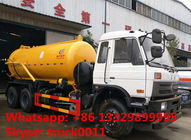 high quality best price DONGFENG 6*4 10M3 vacuum suciotn truck for sale, dongfeng 6*4 10,000L sewage suction truck