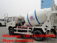 HOWO light duty 4-6m3 concrete mixer truck for sale, factory direct HOWO LHD 4*2 130hp diesel 4m3 truck mounted mixer