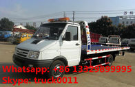 2020s IVECO 4*2 LHD 3tons wrecker tow truck for sale, factory sale best price IVECO brand diesel  flatbed towing truck