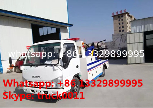 new iSUZU 3tons road wrecker tow truck for sale, best price high quality ISUZU brand breakdown vehicle for sale