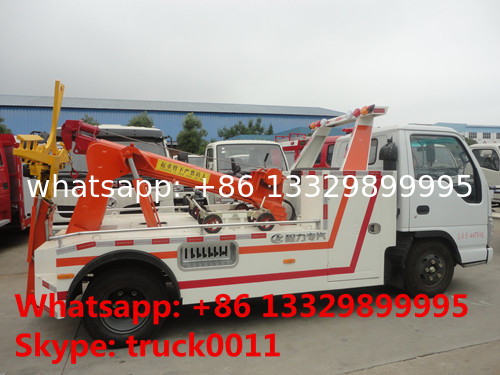 new iSUZU 3tons road wrecker tow truck for sale, best price high quality ISUZU brand breakdown vehicle for sale