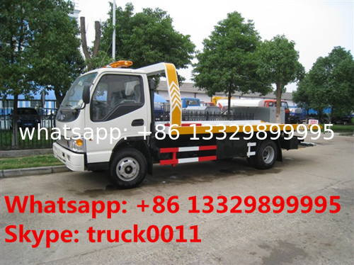 China famous JAC brand flatbed towing vehicle for sale, JAC brand 4*2 LHD car towing services platform wrecker vehicle