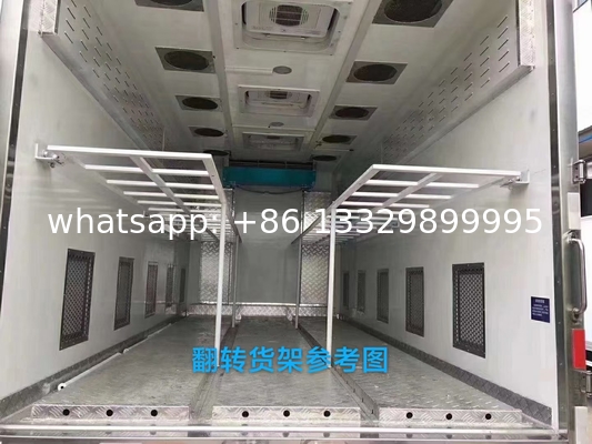 5 Tons Baby Birds Van Truck Factory Direct Sale Price 5000kgs DONGFENG poultry babychicks van truck for hatcheries