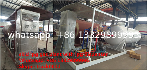 2021s new design skid lpg plant with automatic lpg dispenser for sale, 5tons skid system lpg with lpg filling machine