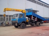 good price 5Tons Truck Mounted Crane dump truck with crane boom dongfeng yuejin crane boom lorry vehicle