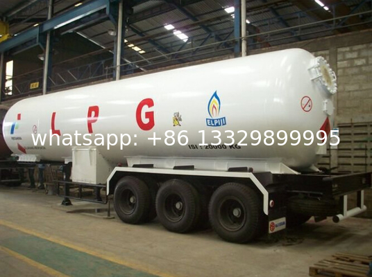 Methylpropane Butane LPG Gas Tanker Semi Trailers For Sale high quality 20Tons lpg gas tanker semitrailer price