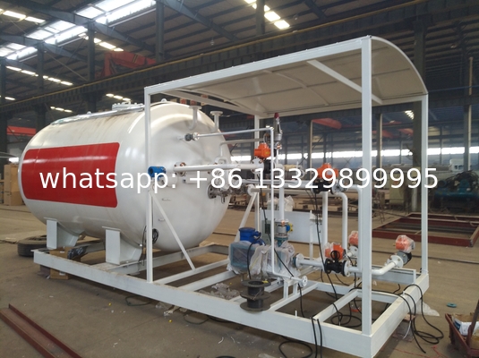 Skid LPG Gas Refilling Station 2T-50Tons Filling Cylinders Plant for Industrial and Commercial Use