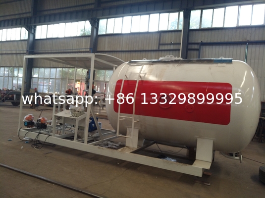 Skid LPG Gas Refilling Station 2T-50Tons Filling Cylinders Plant for Industrial and Commercial Use