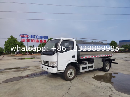 good quality foodgrade stainless steel Portable Water Truck 1-3 Compartments drinking water tanker