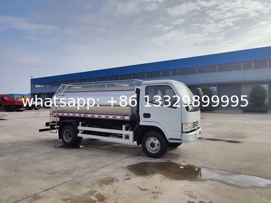 good quality foodgrade stainless steel Portable Water Truck 1-3 Compartments drinking water tanker