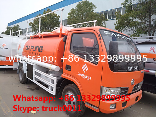 hot sale! 2020s dongfeng 4*2 RHD 5M3 fuel dispensing truck, factory sale best price dongfeng 5m3 oil refueler truck