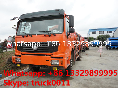 HOT SALE! SINO TRUK HOWO brand 4*4 10m3 sewage suction trucks, factory sale best price HOWO 10m3 sludge tank truck