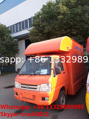 2020s new forland 4*2 RHD 39KW diesel mobile kitchen vending truck for sale, forland mobile food minivan for sale