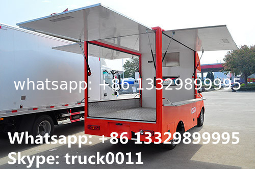 2020s new forland 4*2 RHD 39KW diesel mobile kitchen vending truck for sale, forland mobile food minivan for sale