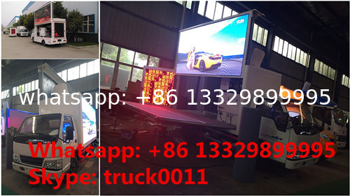 Jmc LHD mobile digital billboard LED advertising vehicle for sale, hot sale high quality and best price JMC LED truck