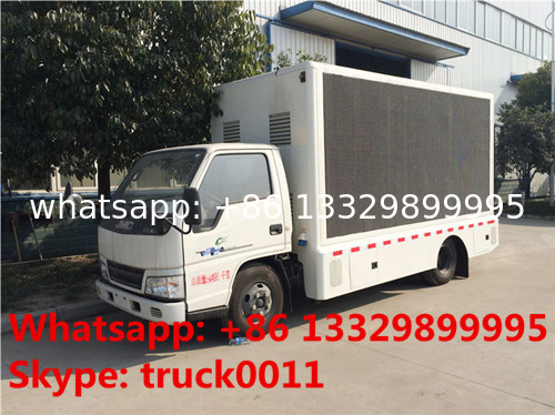 Jmc LHD mobile digital billboard LED advertising vehicle for sale, hot sale high quality and best price JMC LED truck