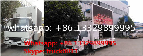 Jmc LHD mobile digital billboard LED advertising vehicle for sale, hot sale high quality and best price JMC LED truck