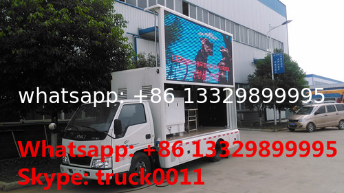 Jmc LHD mobile digital billboard LED advertising vehicle for sale, hot sale high quality and best price JMC LED truck