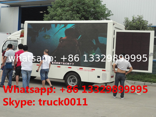 Jmc LHD mobile digital billboard LED advertising vehicle for sale, hot sale high quality and best price JMC LED truck