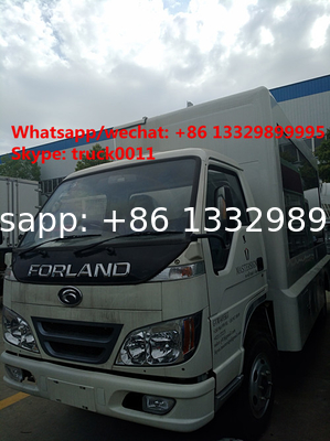 Forland RHD mobile LED fullcolor outdoor advertising vehicle for sale, Forland 4*2 RHD mobile P6/P8 LED billboard truck