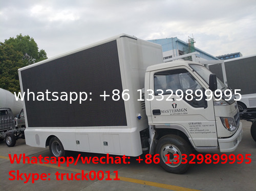 Forland RHD mobile LED fullcolor outdoor advertising vehicle for sale, Forland 4*2 RHD mobile P6/P8 LED billboard truck