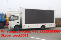DONGFENG duolika 4*2 LHD/RHD mobile billboard LED advertising vehicle for sale, hot sale dongfeng P6/P8 LED truck