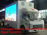 JBC LHD mobile digital billboard LED advertising vehicle for sale, China supplier of mobile LED advertising truck