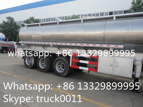 high quality and competitive price 45,000L stainless steel milk tank for sal, CLW brand newe foodgrade milk tank trailer