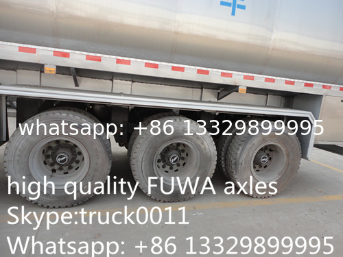 high quality and competitive price 45,000L stainless steel milk tank for sal, CLW brand newe foodgrade milk tank trailer