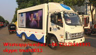 customized mobile LED advertising truck with stage for VIVO Mobilephone, hot sale forland 4*2 LHD LED billboard vehicle