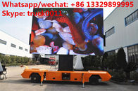 factory sale best price outdoor mobile digital LED billboard advertising trailer, best price mobile LED screen vehicle