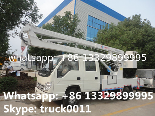 factory sale best price forland 4*2 RHD 11m aerial bucket truck, hot sale forland 11m overhead working platform truck