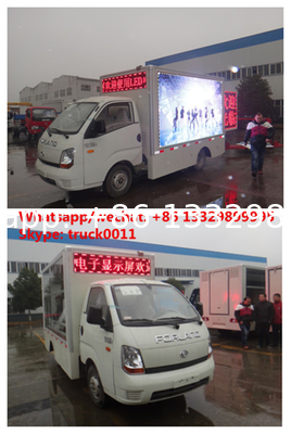 forland 4*2 LHD diesel mobile digital LED billboard advertising truck for sale, best price Forland P6/P8 LED vehicle