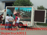 Euro 5 FAW mobile digital LED billboard advertising truck for sale, high quality customized FAW P8 LED adverising truck